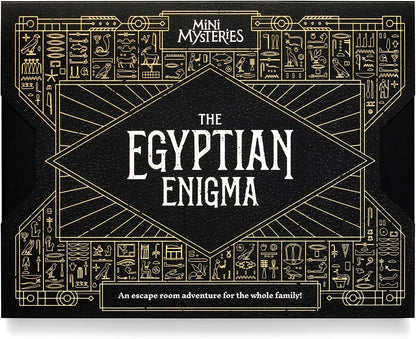 Mini Mysteries The Egyptian Enigma Immersive Historical Puzzle Game. Perfect for Family Game Night, Solo Players or Party Groups. Escape Room with Online Play. 1 to 5 Players, Ages 8+