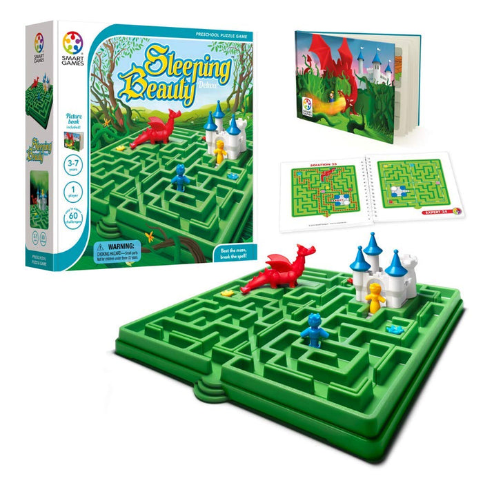 Smart Games - Sleeping Beauty Deluxe, Puzzle Game with 60 Challenges, 3-7 Years