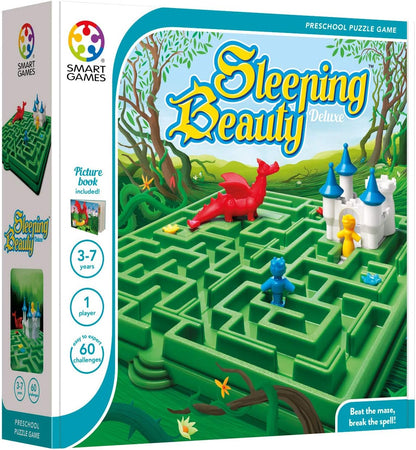 Smart Games - Sleeping Beauty Deluxe, Puzzle Game with 60 Challenges, 3-7 Years