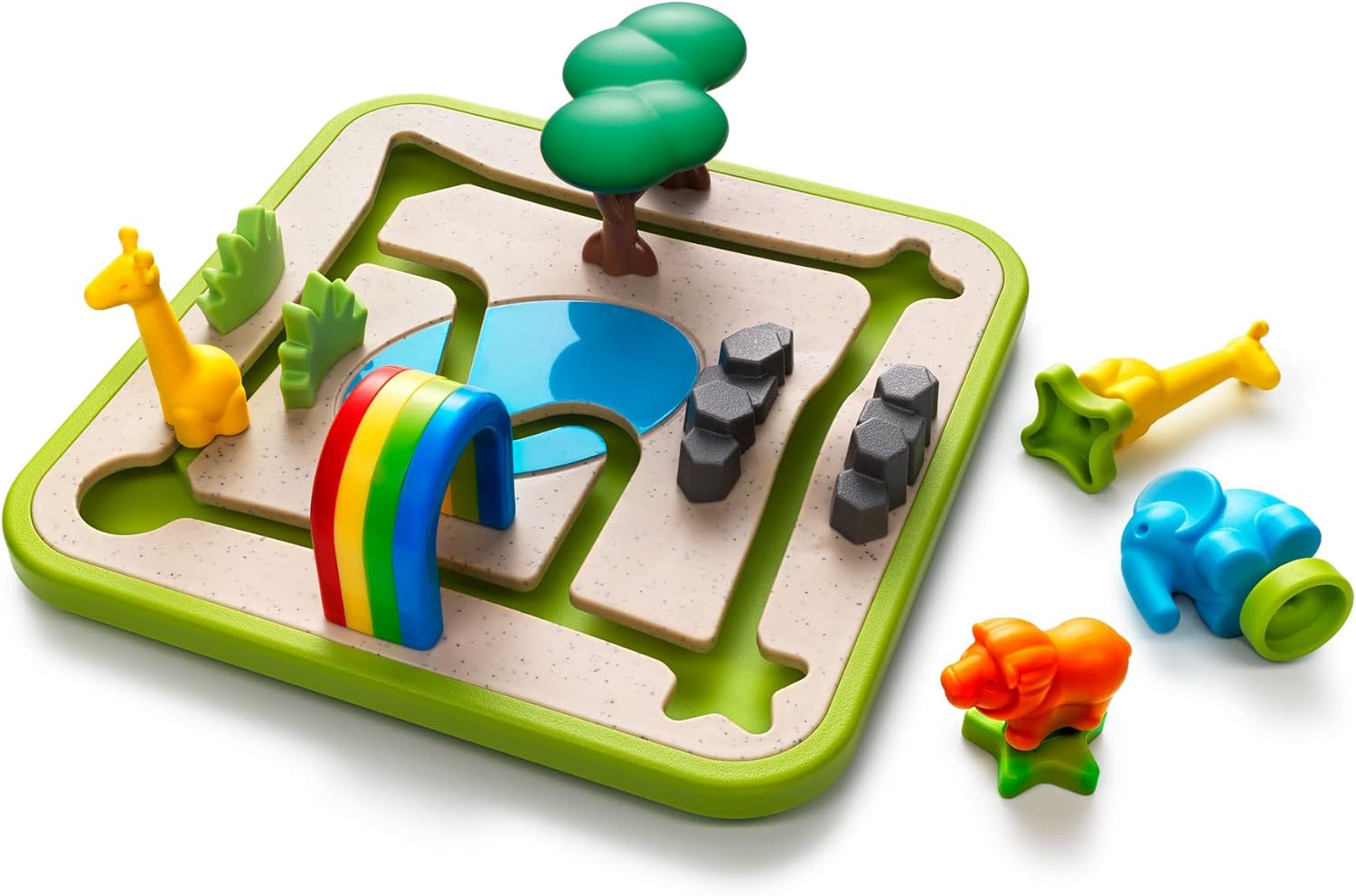 SmartGames - Safari Park Jr, Preschool Puzzle Game with 60 Challenges, 3+ Years