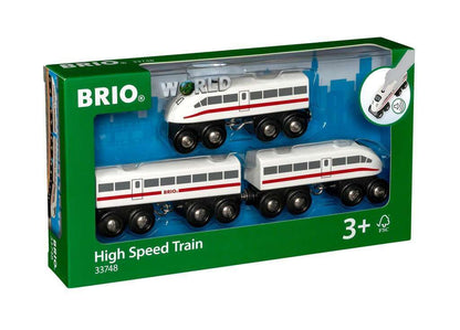 BRIO World High Speed Toy Train for Kids Age 3 Years Up - Wooden Railway Set Add On Accessories