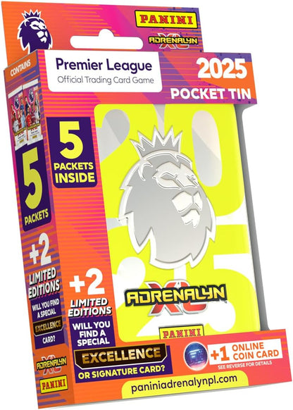 Panini Premier League 2024/25 Adrenalyn XL - Tarjetas de colección - 43 tarjetas, 2 edición limitada y 1 moneda en línea