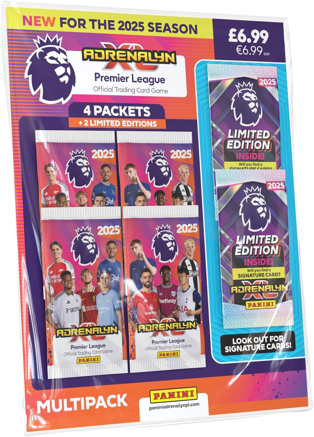 Panini Premier League 2024/25 Adrenalyn XL Multipack, Mixed