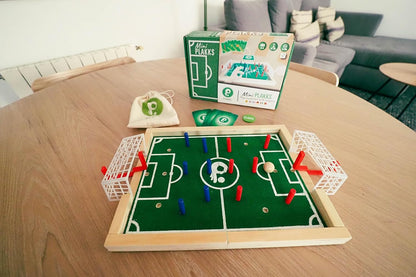 Mini PLAKKS | Soccer Game for Kids | Wooden Foosball for Quick Games and Unique Strategies | Gift Girls Boys | Very Fun and Entertaining | Portable | Ages 5-99 | 2 to 4 Players