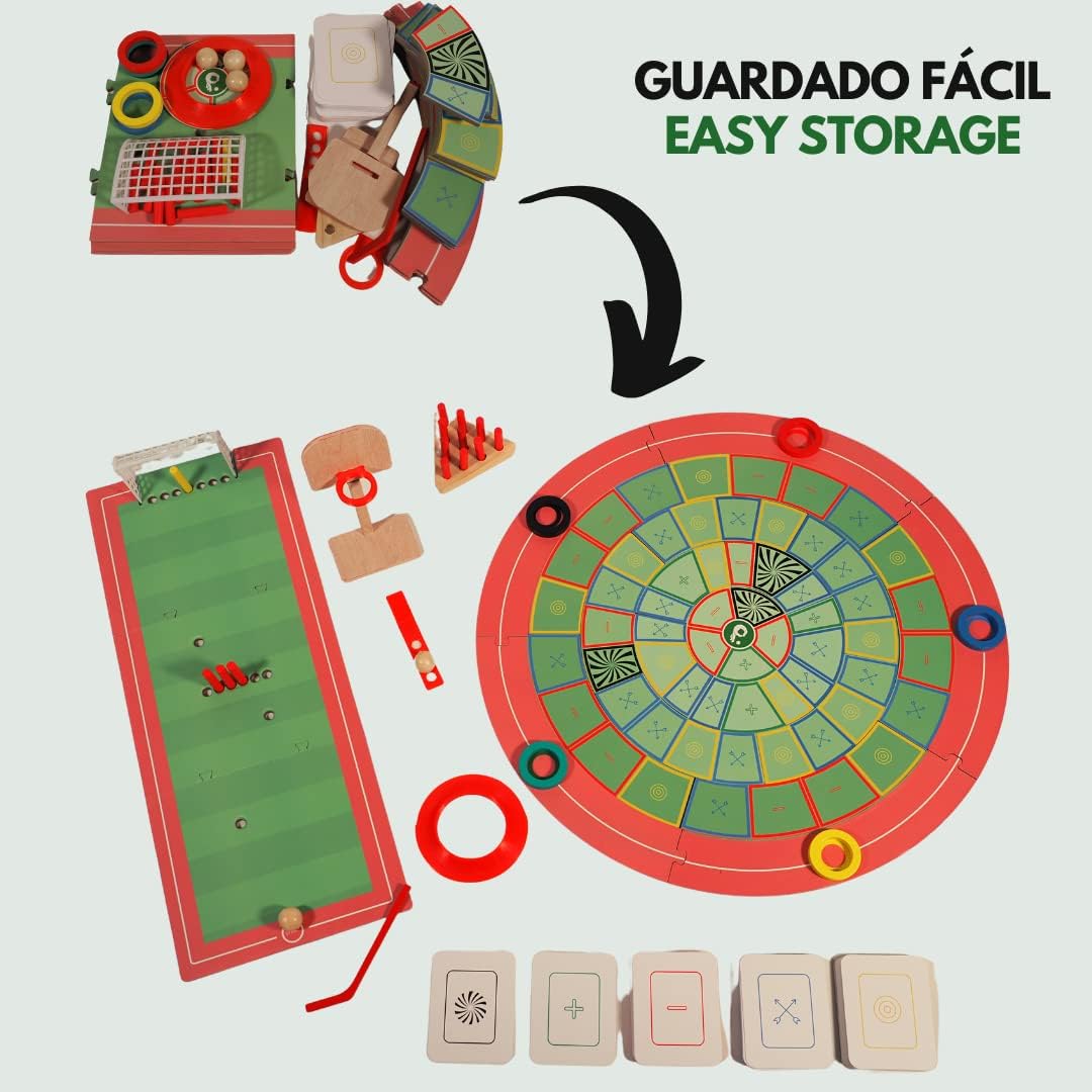 OLYMPLAKKS | Multisport Board Game | From 7 to 99 Years old | 2 to 5 Players | + of 10 sports | 100+ sports events | for Children and Adults | Skill Game | Strategy Game | for the whole Family