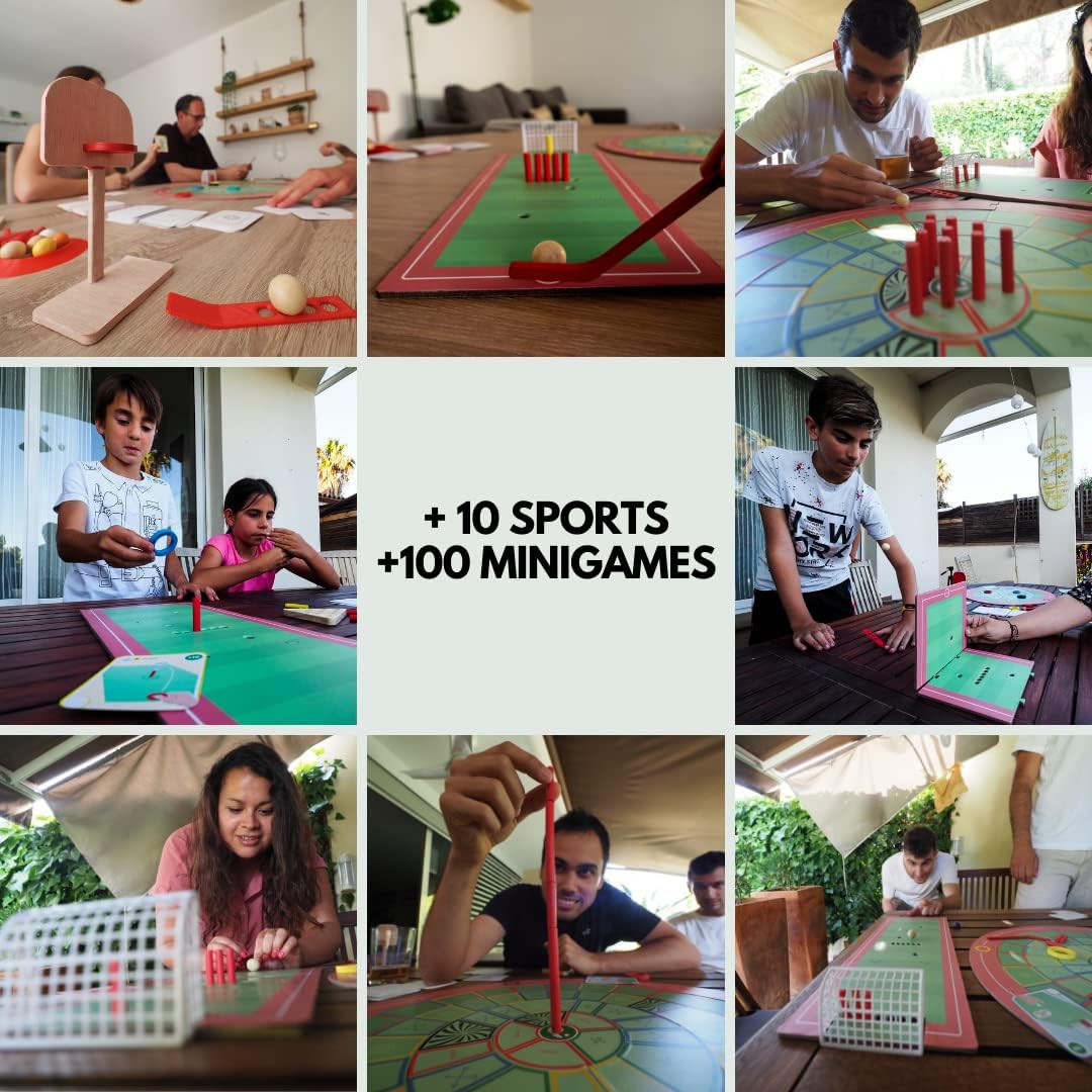 OLYMPLAKKS | Multisport Board Game | From 7 to 99 Years old | 2 to 5 Players | + of 10 sports | 100+ sports events | for Children and Adults | Skill Game | Strategy Game | for the whole Family