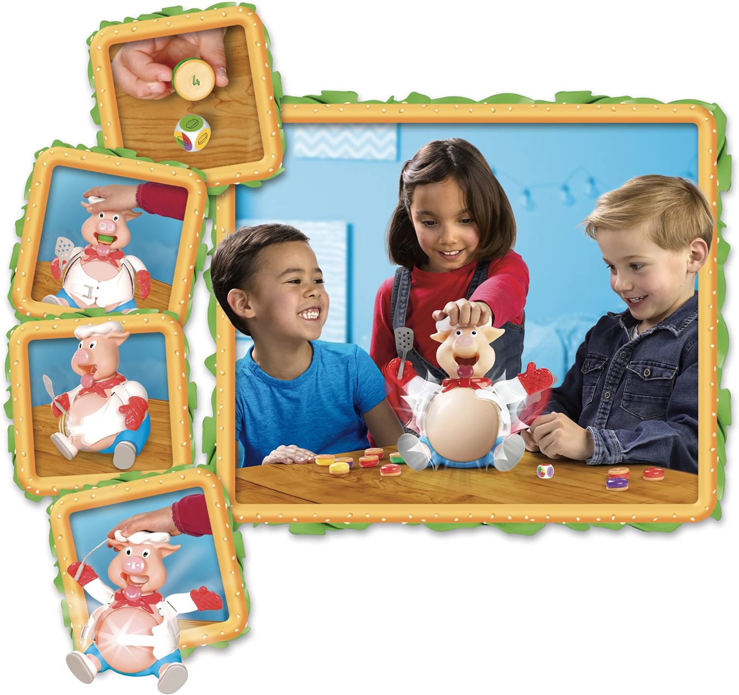 Goliath Games Pop The Pig: Even Bigger and Better Kids Games | For 2-6 players | Ages 4+