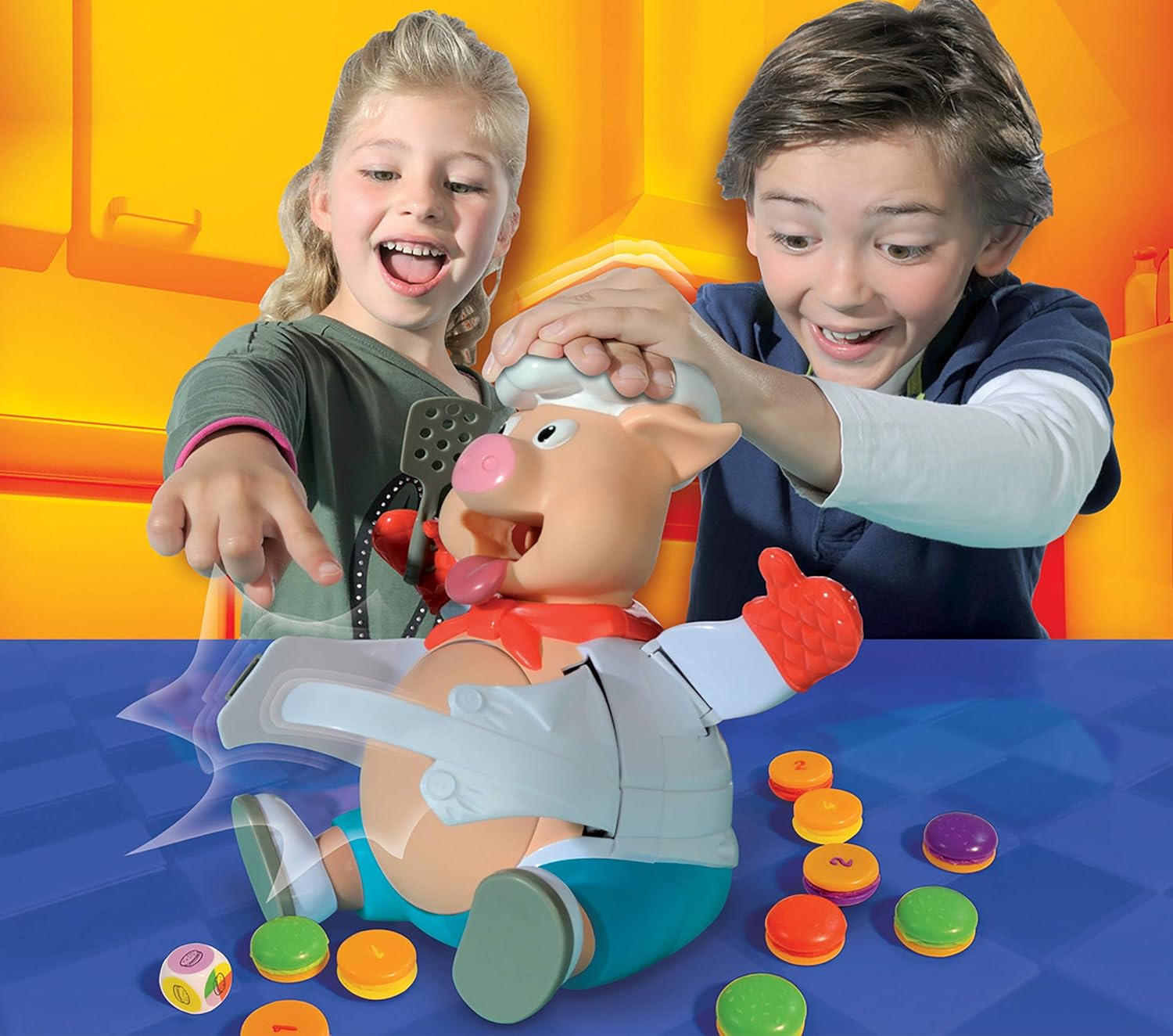 Goliath Games Pop The Pig: Even Bigger and Better Kids Games | For 2-6 players | Ages 4+