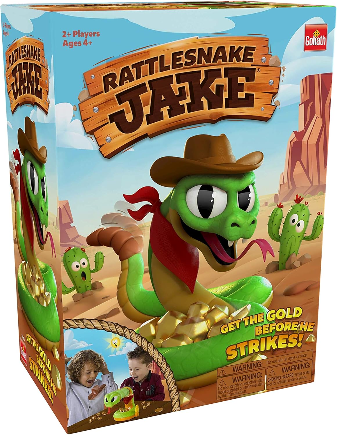 Rattlesnake Jake: Get the Gold Before He Strikes! | Kids Action Game | For 2-4 Players | Ages 4+