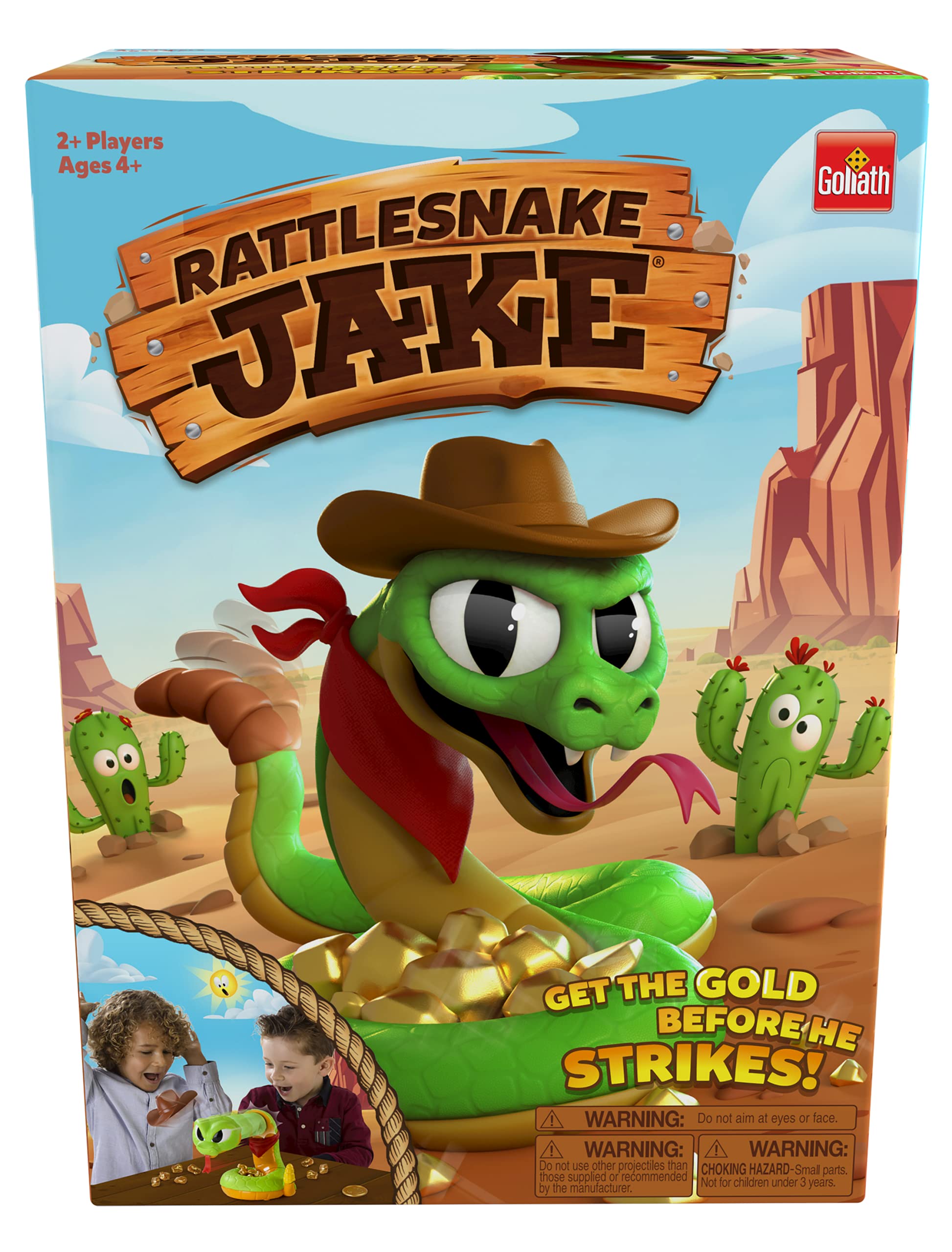 Rattlesnake Jake: Get the Gold Before He Strikes! | Kids Action Game | For 2-4 Players | Ages 4+