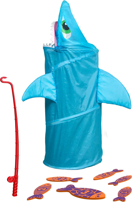 Goliath Games Giant Shark Bite: Snag the Fish and Be The Winner! | Kids Party Action Games | For 2-4 Players | Ages 4+