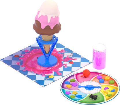 Goliath Ice Cream Meltdown Game - Be First to Get Your Treats on The Ice Cream Cone Before It Melts! Slime Game - Ages 4 and Up, 2+ Players