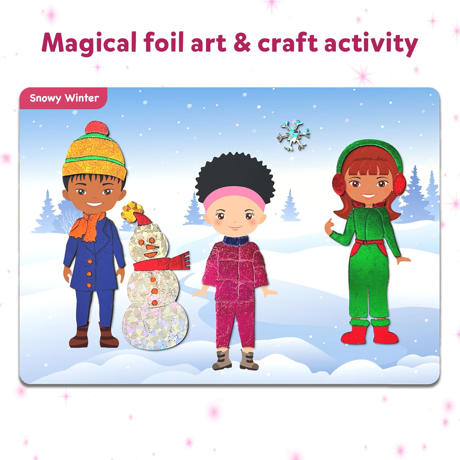 Skillmatics Art & Craft Activity - Foil Fun Dress Up, No Mess Art for Kids, Craft Kits & Supplies, DIY Creative Activity, Gifts for Girls & Boys Ages 4, 5, 6, 7, 8, 9, Travel Toys 6. Dress Up