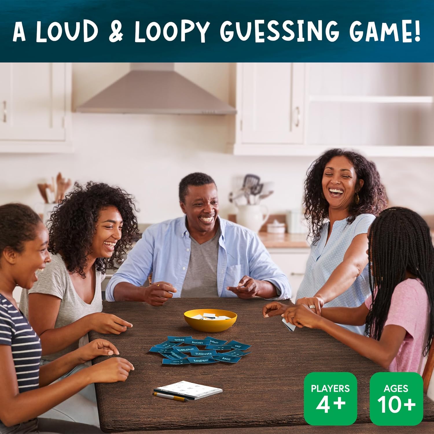 Baffling Bowl – lustiges Ratespiel mit 600 Karten für Kinder, Jugendliche und Erwachsene, Spaß, Bindung für Freunde und Familie, Herausforderungen für Spielabende, Partys, Geschenke für Kinder ab 10