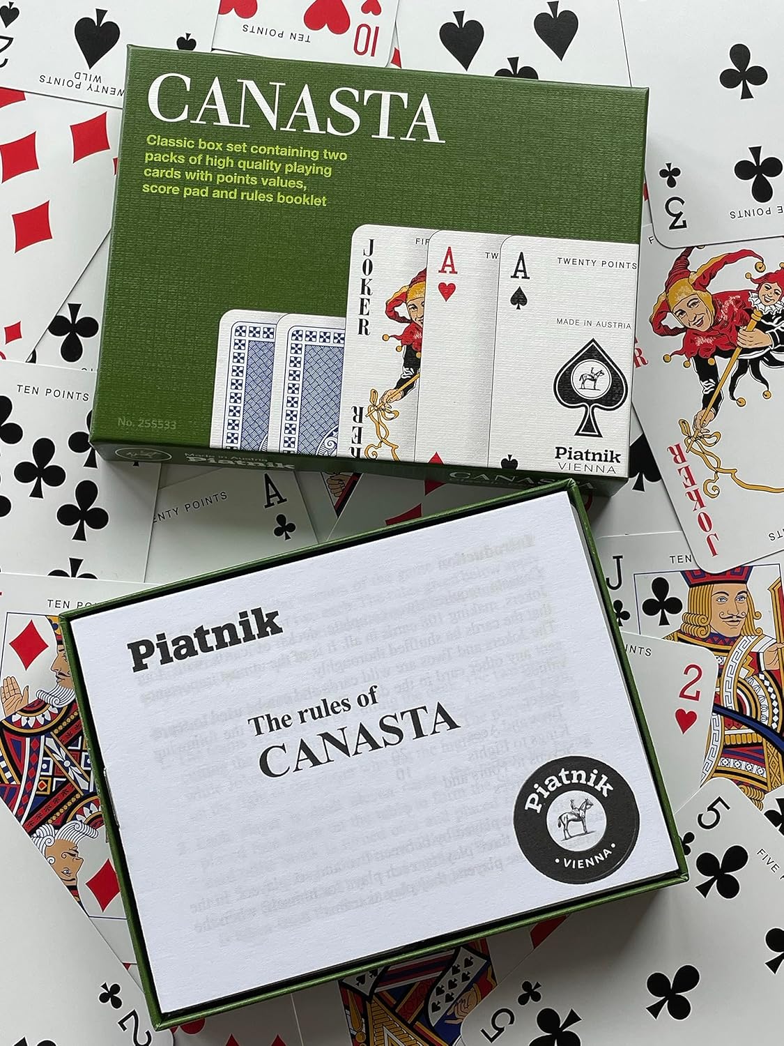 Gibsons Canasta Double Deck Playing Cards from Piatnik | Card Game | Pack of cards