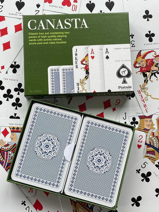 Gibsons Canasta Double Deck Playing Cards from Piatnik | Card Game | Pack of cards