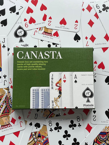 Gibsons Canasta Double Deck Playing Cards from Piatnik | Card Game | Pack of cards