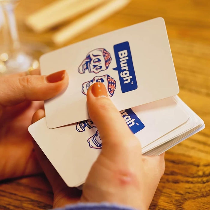 Blurgh | Party Game | Ages 16+ | 2-20 Players | The Party Game That Will Mess with Your Head
