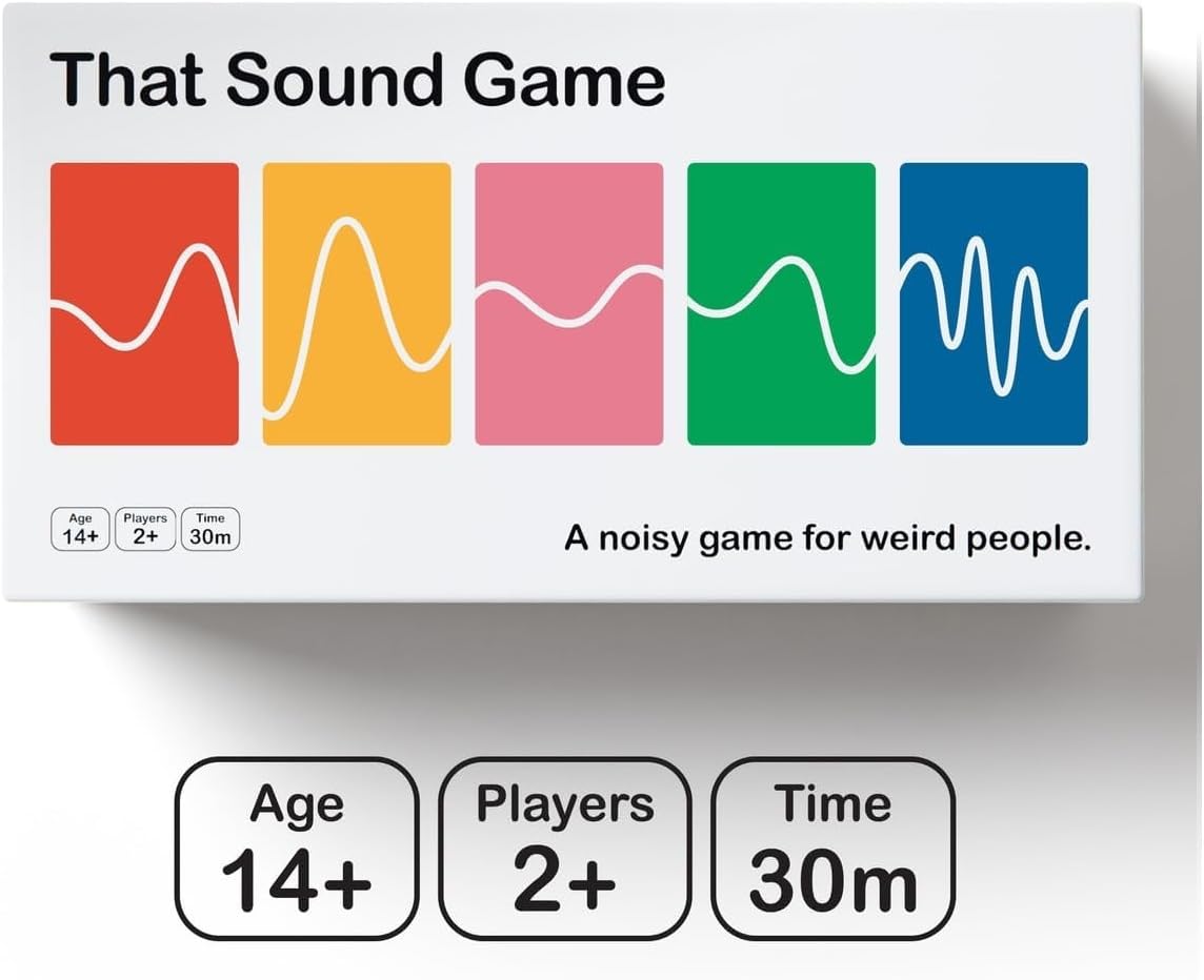 That Sound Game A Noisy for Weird People - Ideal Games for Adults & Teens, Drinking Games, Uni, Birthdays & Hen Party Games - Fun Games for Adults and Teens (14+