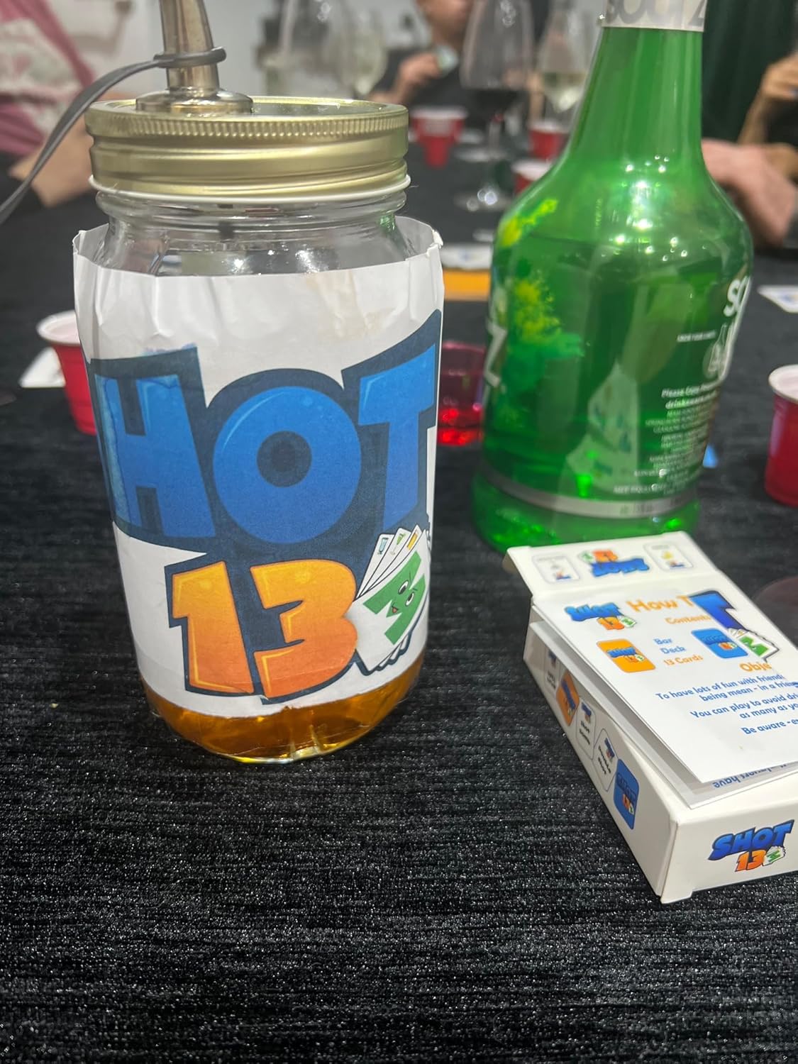 Shot 13 – A vibrant and hilarious twist on classic card based drinking games that combines mischief with simple strategy. Always drink responsibly!