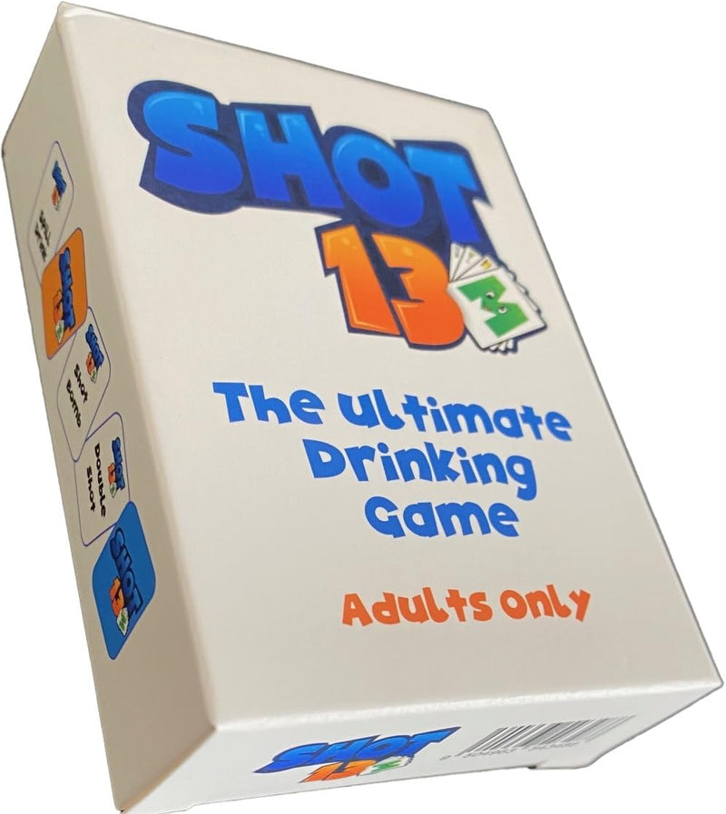 Shot 13 – A vibrant and hilarious twist on classic card based drinking games that combines mischief with simple strategy. Always drink responsibly!