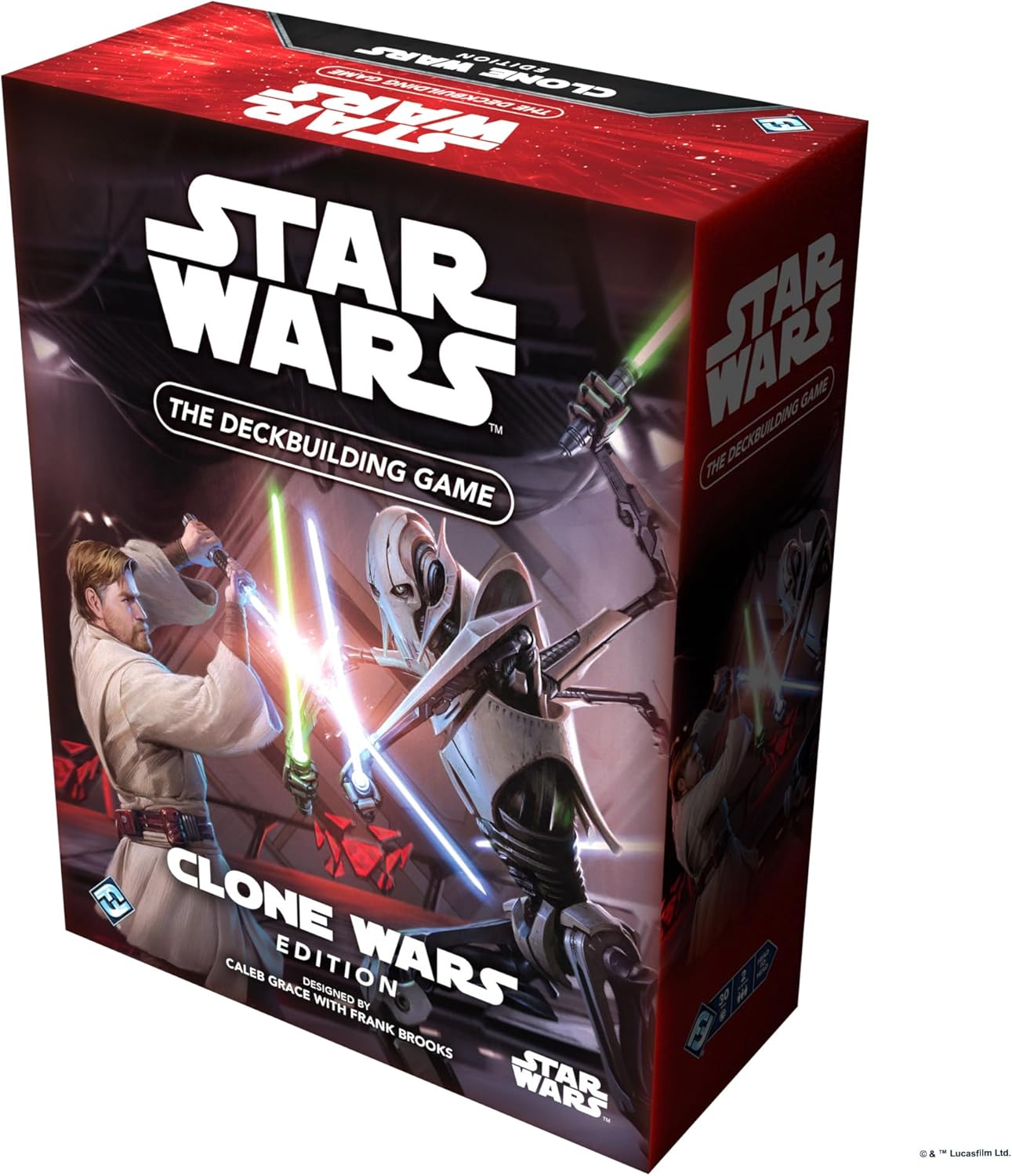 Fantasy Flight Games | Star Wars: The Deckbuilding Game - The Clone Wars | Card Game | Ages 12+ | 2 Players | 30 Minutes Playing Time