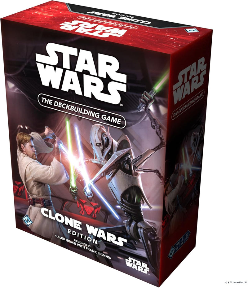 Fantasy Flight Games | Star Wars: The Deckbuilding Game - The Clone Wars | Card Game | Ages 12+ | 2 Players | 30 Minutes Playing Time