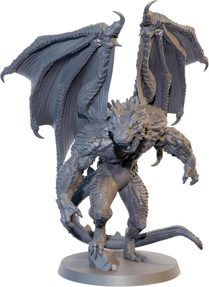 Mighty Boards: Fateforge Chronicles of Kaan: Boss Miniatures Set - 4 Unpainted Figures, Board Game Upgrade, Expansion Accessories, Co-Op Adventure