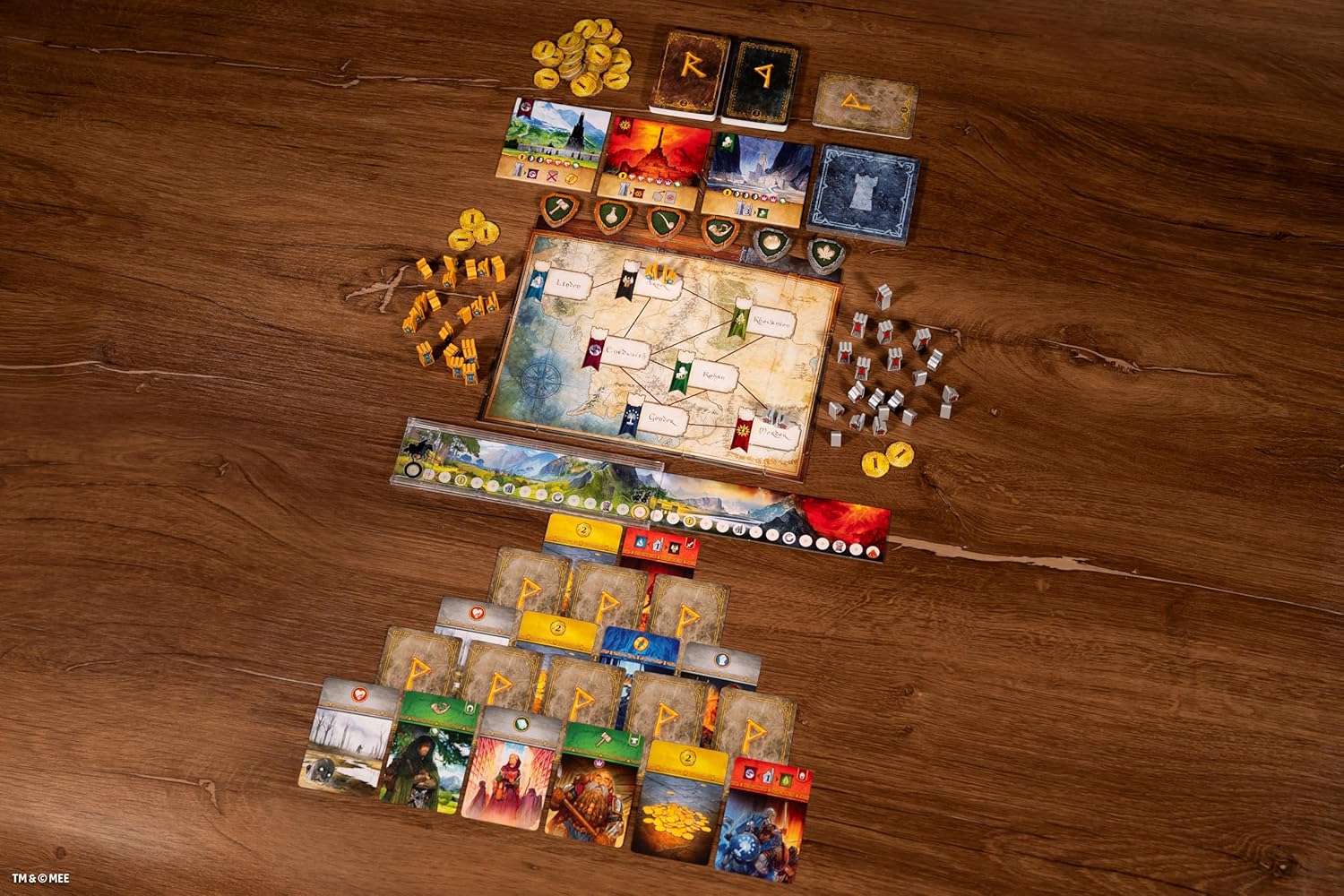 Repos Production | The Lord of the Rings : Duel for Middle-Earth | Board Game | Ages 10+ | 2 Players | 30 Minutes Playing Time