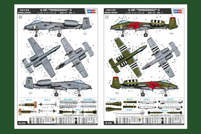 Hobby Boss 81796 1/48 Aircraft Series US Air Force A-10C Thunderbolt II Plastic Model