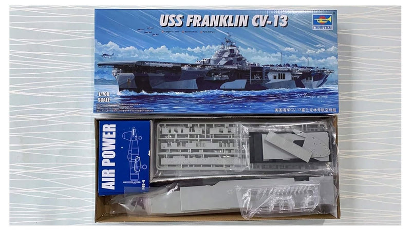 Trumpeter 1/700 USS Franklin CV13 Aircraft Carrier Model Kit