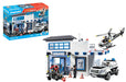 PLAYMOBIL Action Heroes 71602 Politiebureau met voertuigen, groot commandocentrum met politiehelikopter en vele spannende details, actievol speelgoed voor kinderen vanaf 4 jaar