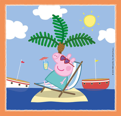 Clementoni Puzzel Square Peppa Pig 3 Puzzel Met 48 Stukjes - Supercolor Puzzel Voor Kinderen, Puzzel Voor Kinderen, Gemaakt In Italië 25293