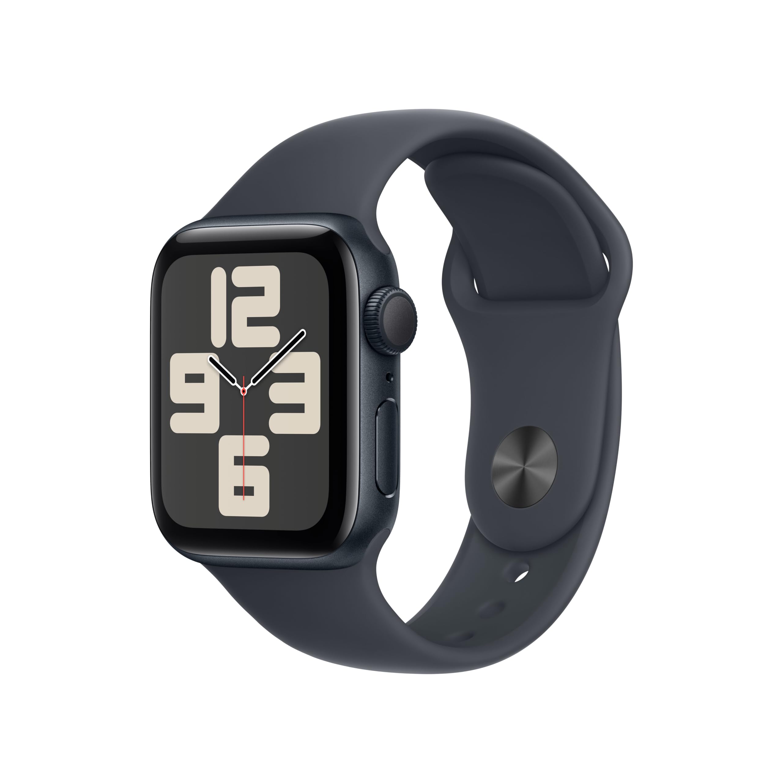 Apple Watch Se (Gps) - 2Nd Generation - 40 Mm - Midnight Aluminium - Smart Watch With Sport Band - Fluoroelastomer - Mid