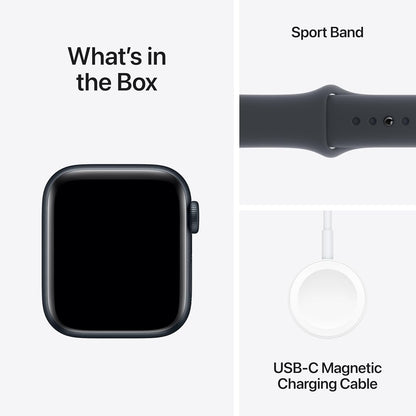 Apple Watch Se (Gps) - 2Nd Generation - 40 Mm - Midnight Aluminium - Smart Watch With Sport Band - Fluoroelastomer - Mid