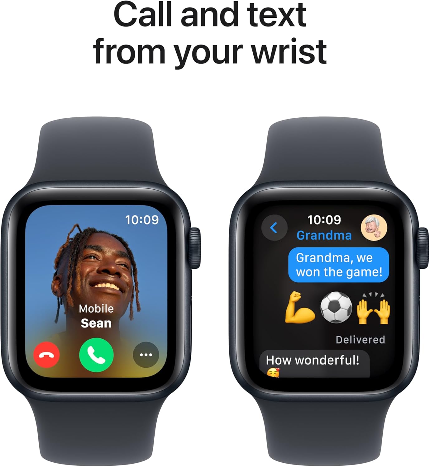 Apple Watch Se (Gps) - 2Nd Generation - 40 Mm - Midnight Aluminium - Smart Watch With Sport Band - Fluoroelastomer - Mid