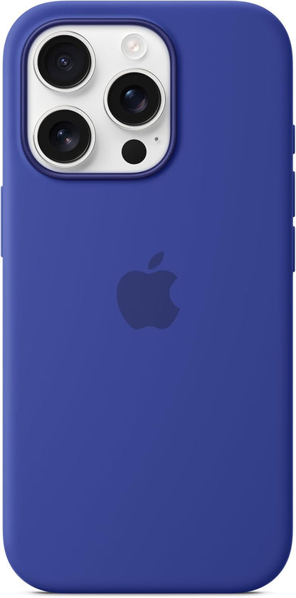 Apple - Back Cover For Mobile Phone - Magsafe Compatibility - Silicone - Ultramarine - For Iphone 16 Pro