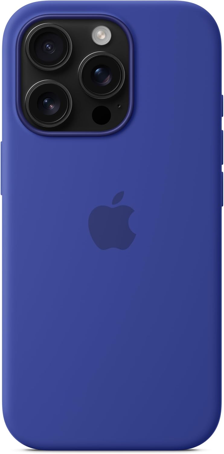 Apple - Back Cover For Mobile Phone - Magsafe Compatibility - Silicone - Ultramarine - For Iphone 16 Pro
