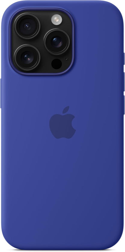 Apple - Back Cover For Mobile Phone - Magsafe Compatibility - Silicone - Ultramarine - For Iphone 16 Pro