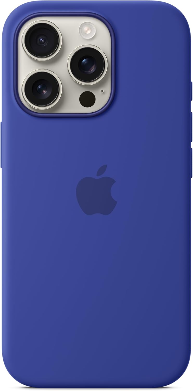 Apple - Back Cover For Mobile Phone - Magsafe Compatibility - Silicone - Ultramarine - For Iphone 16 Pro