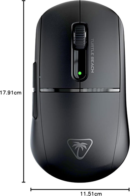Turtle Beach Burst II Air – 2.4GHz Wireless Gaming Mouse: 47g Ultra Lightweight, Optical Switches, 26K DPI Optical Sensor, Bluetooth, 120h battery
