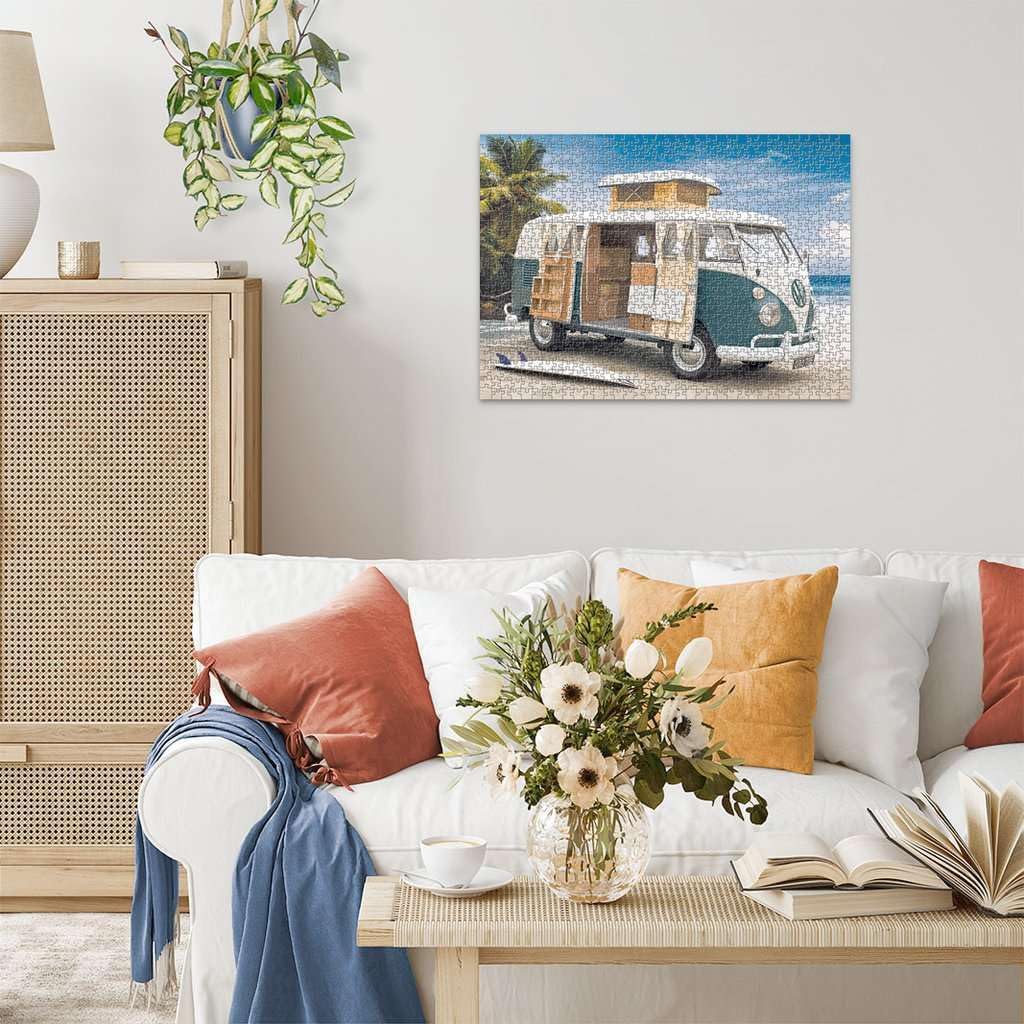 Ravensburger Volkswagen VW T1 Camper Van 1000 Piece Jigsaw Puzzles for Adults and Kids Age 12 Years Up