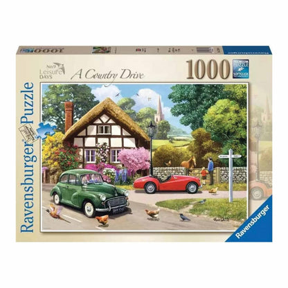 Ravensburger Leisure Days No.9 A Country Drive 1000 Piece Jigsaw Puzzles for Adults and Kids Age 12 Years Up