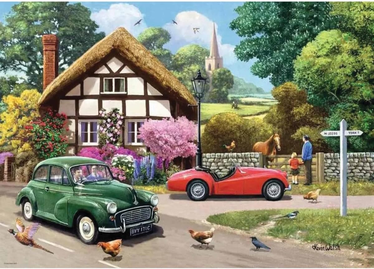Ravensburger Leisure Days No.9 A Country Drive 1000 Piece Jigsaw Puzzles for Adults and Kids Age 12 Years Up