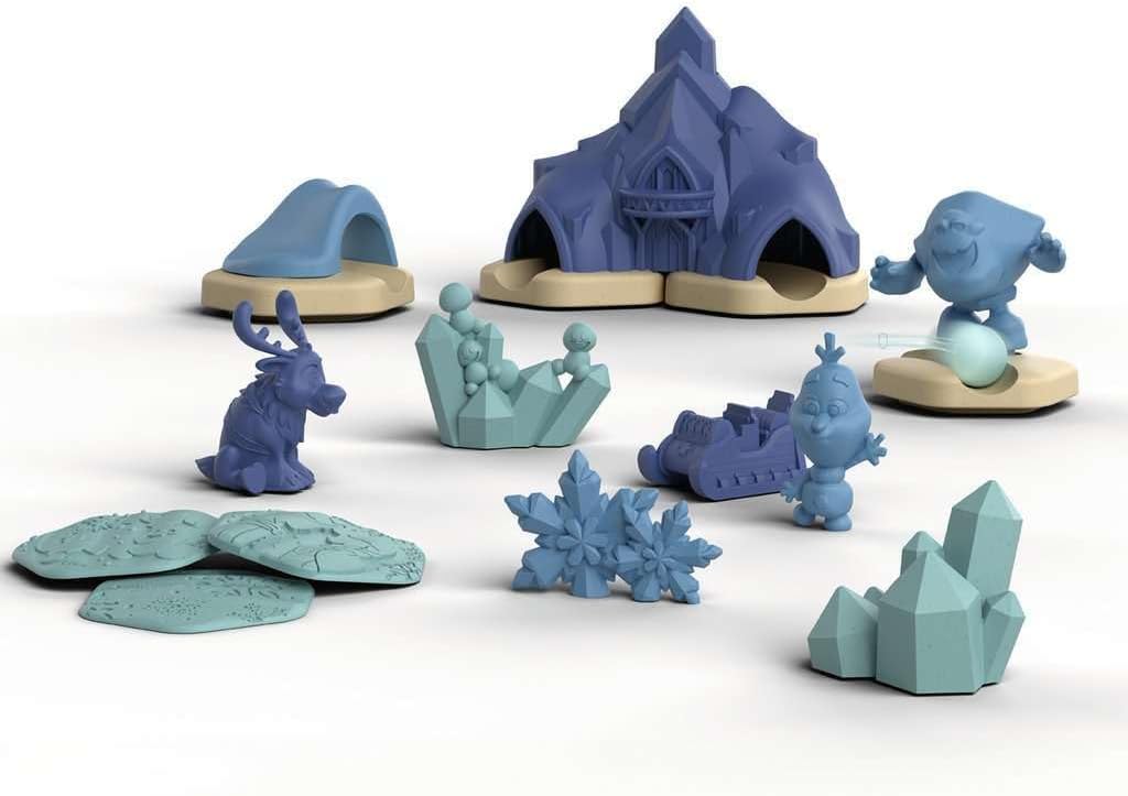 Ravensburger 23861 GraviTrax Junior Extension Disney Frozen, Marble Run for Children from 3 Years, with Toy Figures from the World of Frozen, Toy from 3 Years, White, Blue