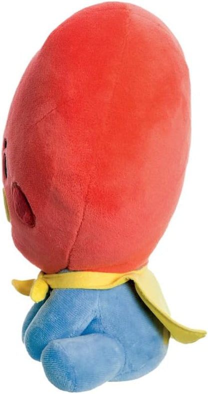 Aurora, 61474, BT21 Official Merchandise, Baby TATA Sitting Doll 8In, Soft Toy, Blue and Red