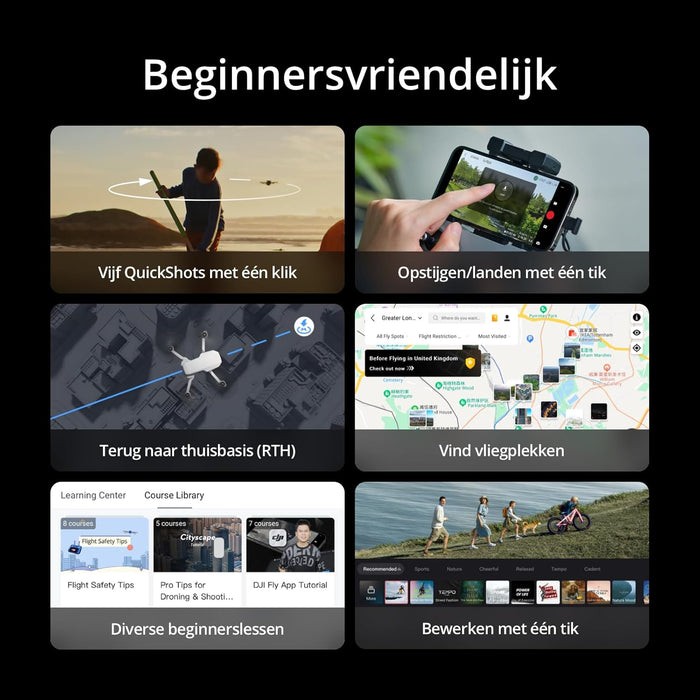 DJI Mini 4K, Drone with 4K UHD Camera for Adults, Under 249 g, 3-Axis Gimbal Stabilization, 10km Video Transmission, Auto Return, Wind Resistance, 31-Min Max Flight Time, Intelligent Flight