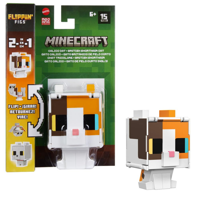 Minecraft Flipping' Figs 2 in 1 Figure HTL43-HTL45