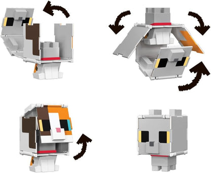 Minecraft Flipping' Figs 2 in 1 Figure HTL43-HTL45