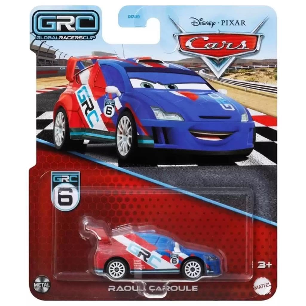 Disney Cars Raoul Karoule Hty12 Auto's, 3 stuks